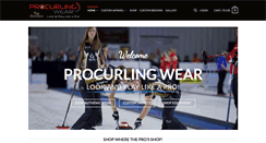 Desktop Screenshot of procurlingwear.com