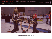 Tablet Screenshot of procurlingwear.com